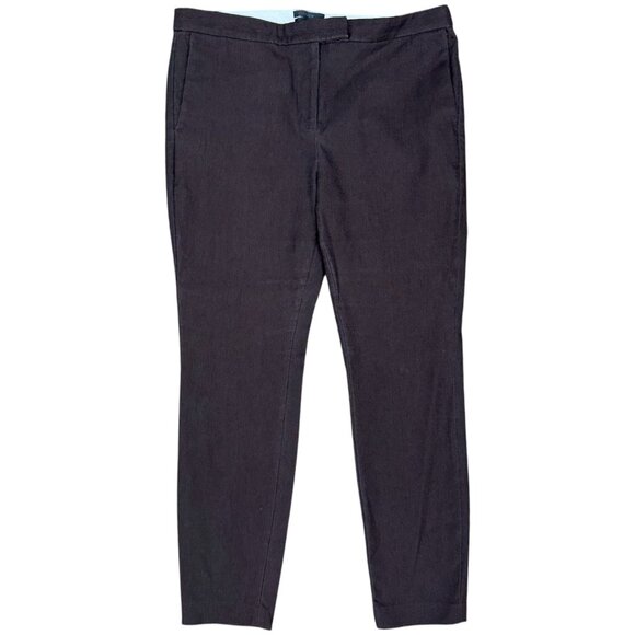 Women's J. CREW | Brown Ryder Ankle Pants/Trousers- Size 12 - Picture 2 of 11